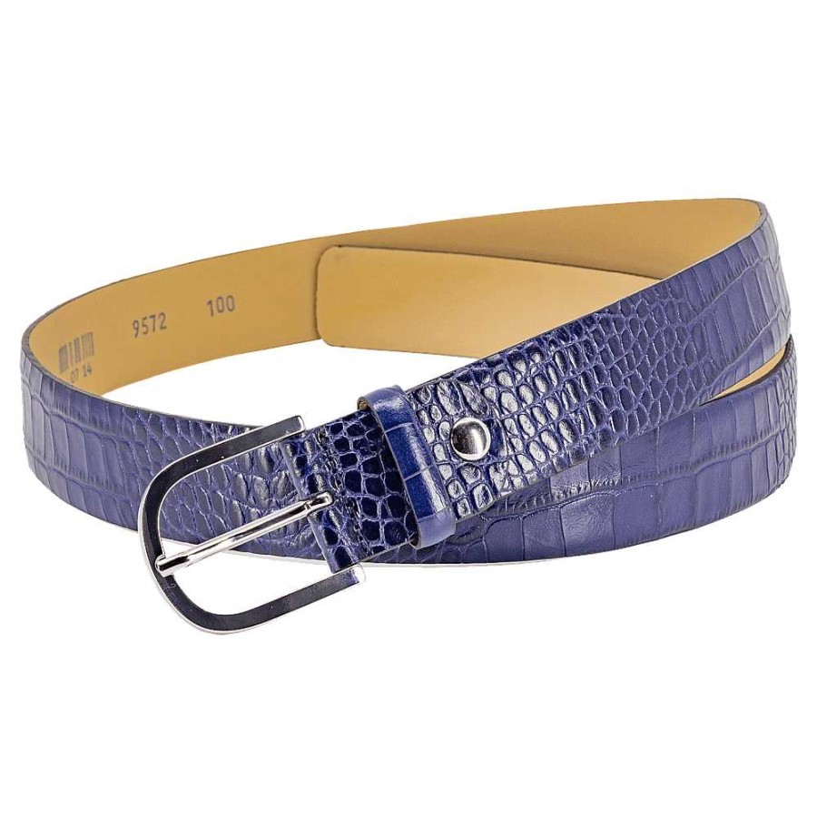 Ladies 07 14 | Belt 3.5 Cm Crocodile Pattern