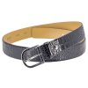 Ladies 07 14 | Belt 3.5 Cm Crocodile Pattern